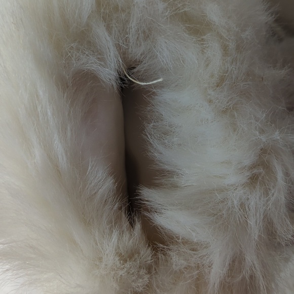 Child's white muff and purse - Picture 2 of 5